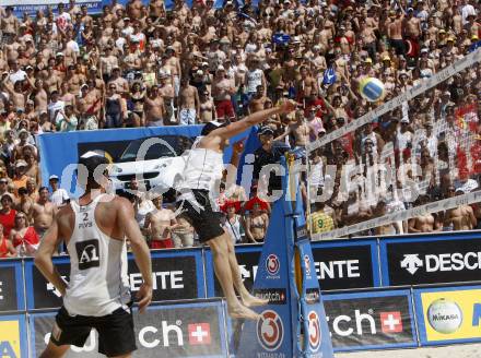 Beachvolleyball. GOSCH Florian, HORST Alexander (AUT). Klagenfurt, 30.7.2009.
Foto: Kuess 
---
pressefotos, pressefotografie, kuess, qs, qspictures, sport, bild, bilder, bilddatenbank