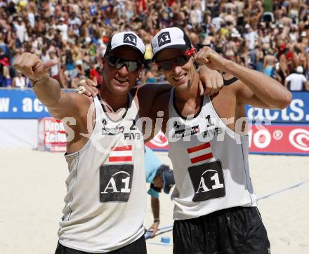 Beachvolleyball. GOSCH Florian, HORST Alexander (AUT). Klagenfurt, 30.7.2009.
Foto: Kuess 
---
pressefotos, pressefotografie, kuess, qs, qspictures, sport, bild, bilder, bilddatenbank