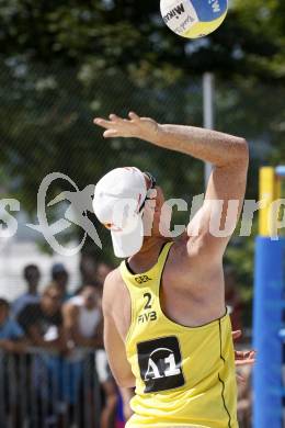 Beachvolleyball.  RECKERMANN Jonas  (GER). Klagenfurt, 30.7.2009.
Foto: Kuess 
---
pressefotos, pressefotografie, kuess, qs, qspictures, sport, bild, bilder, bilddatenbank