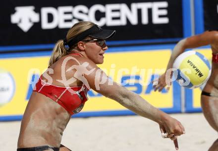 Beachvolleyball. HANSEL Barbara  (AUT). Klagenfurt, 30.7.2009.
Foto: Kuess 

---
pressefotos, pressefotografie, kuess, qs, qspictures, sport, bild, bilder, bilddatenbank