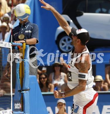 Beachvolleyball. DOPPLER Clemens  (AUT). Klagenfurt, 30.7.2009.
Foto: Kuess 

---
pressefotos, pressefotografie, kuess, qs, qspictures, sport, bild, bilder, bilddatenbank