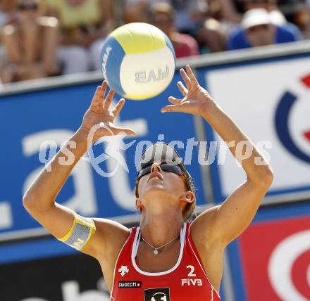 Beachvolleyball.  Schwaiger Doris (AUT). Klagenfurt, 30.7.2009.
Foto: Kuess 

---
pressefotos, pressefotografie, kuess, qs, qspictures, sport, bild, bilder, bilddatenbank