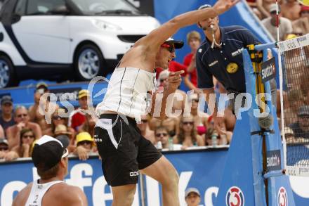 Beachvolleyball. GOSCH Florian , HORST Alexander  (AUT). Klagenfurt, 31.7.2009.
Foto: Kuess 

---
pressefotos, pressefotografie, kuess, qs, qspictures, sport, bild, bilder, bilddatenbank