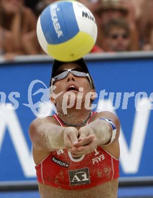 Beachvolleyball. MONTAGNOLLI Sara, HANSEL Barbara (AUT). Klagenfurt, 31.7.2009.
Foto: Kuess 

---
pressefotos, pressefotografie, kuess, qs, qspictures, sport, bild, bilder, bilddatenbank