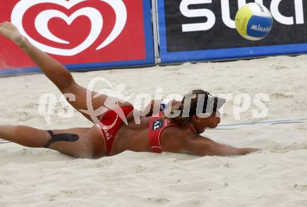 Beachvolleyball. MONTAGNOLLI Sara,  (AUT). Klagenfurt, 31.7.2009.
Foto: Kuess 

---
pressefotos, pressefotografie, kuess, qs, qspictures, sport, bild, bilder, bilddatenbank