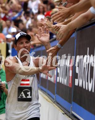 Beachvolleyball. Alexander Horst (AUT). Klagenfurt, 31.7.2009.
Foto: Kuess 
---
pressefotos, pressefotografie, kuess, qs, qspictures, sport, bild, bilder, bilddatenbank