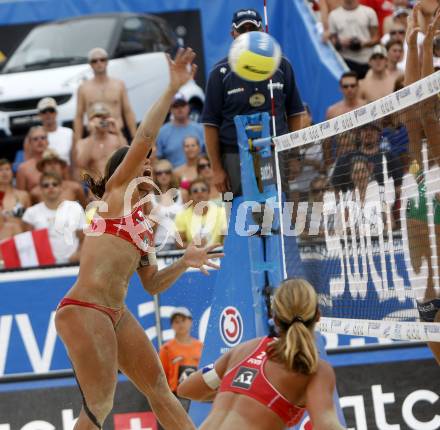 Beachvolleyball. MONTAGNOLLI Sara, HANSEL Barbara (AUT). Klagenfurt, 31.7.2009.
Foto: Kuess 

---
pressefotos, pressefotografie, kuess, qs, qspictures, sport, bild, bilder, bilddatenbank