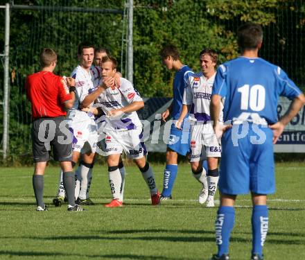 Fussball. Regionalliga. SAK gegen St. Veit.  Jubel SAK. Klagenfurt, 7.8.2009. 
Foto: Kuess

---
pressefotos, pressefotografie, kuess, qs, qspictures, sport, bild, bilder, bilddatenbank