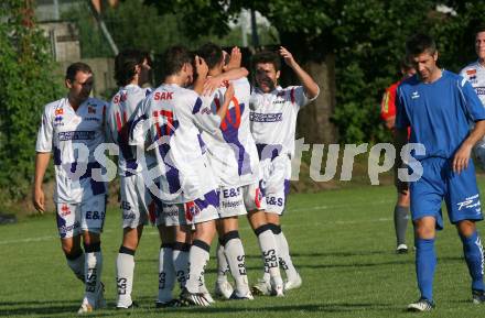 Fussball. Regionalliga. SAK gegen St. Veit.  Jubel SAK. Klagenfurt, 7.8.2009. 
Foto: Kuess

---
pressefotos, pressefotografie, kuess, qs, qspictures, sport, bild, bilder, bilddatenbank