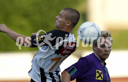 Fussball Regionalliga. WAC/St. Andrae gegen St. Stefan/Lav. Stefan Sebastian Korepp (WAC/St. Andrae), Christoph Dohr (St. Stefan). Wolfsberg, am 7.8.2009.
Foto: Kuess
---
pressefotos, pressefotografie, kuess, qs, qspictures, sport, bild, bilder, bilddatenbank