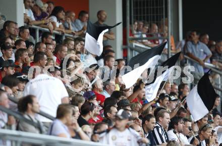 Fussball Regionalliga. WAC/St. Andrae gegen St. Stefan/Lav. Fans (WAC/St. Andrae). Wolfsberg, am 7.8.2009.
Foto: Kuess
---
pressefotos, pressefotografie, kuess, qs, qspictures, sport, bild, bilder, bilddatenbank