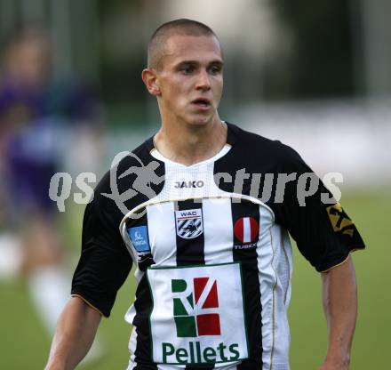 Fussball Regionalliga. WAC/St. Andrae gegen St. Stefan/Lav. Stefan Sebastian Korepp (WAC/St. Andrae). Wolfsberg, am 7.8.2009.
Foto: Kuess
---
pressefotos, pressefotografie, kuess, qs, qspictures, sport, bild, bilder, bilddatenbank