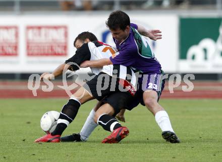 Fussball Regionalliga. WAC/St. Andrae gegen St. Stefan/Lav. Denis Curic (WAC/St. Andrae), Patrick Rene Striednig (St. Stefan). Wolfsberg, am 7.8.2009.
Foto: Kuess
---
pressefotos, pressefotografie, kuess, qs, qspictures, sport, bild, bilder, bilddatenbank