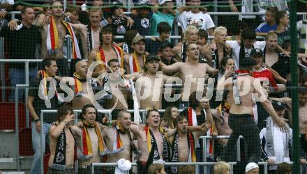 Fussball. Tipp3-Bundesliga. SK Austria Kelag Kaernten  gegen SK Sturm Graz. Fans (Austria Kaernten). Klagenfurt, 9.8.2009 
Foto: Kuess

---
pressefotos, pressefotografie, kuess, qs, qspictures, sport, bild, bilder, bilddatenbank