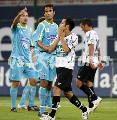 Fussball. Tipp3-Bundesliga. SK Austria Kelag Kaernten  gegen SK Sturm Graz. Andre Schembri (Austria Kaernten). Klagenfurt, 9.8.2009 
Foto: Kuess

---
pressefotos, pressefotografie, kuess, qs, qspictures, sport, bild, bilder, bilddatenbank