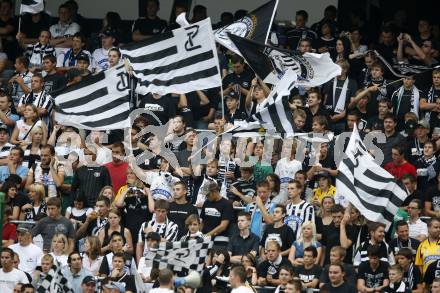 Fussball. Tipp3-Bundesliga. SK Austria Kelag Kaernten  gegen SK Sturm Graz. Fans (Graz). Klagenfurt, 9.8.2009 
Foto: Kuess

---
pressefotos, pressefotografie, kuess, qs, qspictures, sport, bild, bilder, bilddatenbank