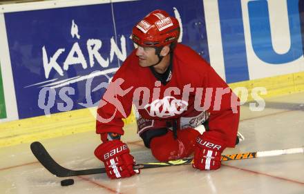 EBEL. Eishockey Bundesliga. Trainingsbeginn KAC. Jeff Shantz. Klagenfurt, am 10.8.2009.
Foto: Kuess 
---
pressefotos, pressefotografie, kuess, qs, qspictures, sport, bild, bilder, bilddatenbank