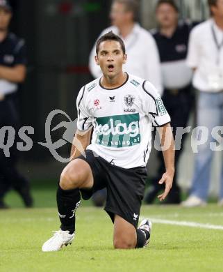 Fussball Bundesliga. SK Austria Kaernten gegen Sturm Graz. Andre Schembri (Kaernten). Klagenfurt, am 9.8.2009.
Foto: Kuess
---
pressefotos, pressefotografie, kuess, qs, qspictures, sport, bild, bilder, bilddatenbank