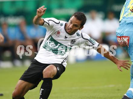 Fussball Bundesliga. SK Austria Kaernten gegen Sturm Graz. Andre Schembri (Kaernten). Klagenfurt, am 9.8.2009.
Foto: Kuess
---
pressefotos, pressefotografie, kuess, qs, qspictures, sport, bild, bilder, bilddatenbank