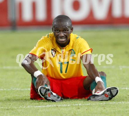 Fussball. Laenderspiel. Oesterreich gegen Kamerun. Stephane Mbia (Kamerun).  Klagenfurt, 12.9.2009.
Foto: Kuess

---
pressefotos, pressefotografie, kuess, qs, qspictures, sport, bild, bilder, bilddatenbank