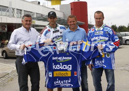 Eishockey. VSV. Neuzugaenge. Giuseppe Mion, Martin, Johan Stroemwal, Wahlberg.
Klagenfurt, 9.8.2009.
Foto: Kuess
---
pressefotos, pressefotografie, kuess, qs, qspictures, sport, bild, bilder, bilddatenbank