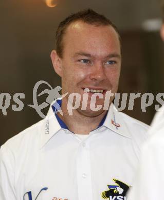 EBEL. Eishockey Bundesliga. Pressekonferenz VSV. Mikael Wahlberg. Villach, am 19.8.2009.
Foto: Kuess
---
pressefotos, pressefotografie, kuess, qs, qspictures, sport, bild, bilder, bilddatenbank