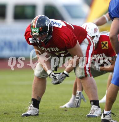 American Football European Championsship 2009. Oesterreich gegen Italien. Bernd Leitsoni (AUT). Wolfsberg, am 18.8.2009.
Foto: Kuess
---
pressefotos, pressefotografie, kuess, qs, qspictures, sport, bild, bilder, bilddatenbank