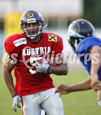 American Football European Championsship 2009. Oesterreich gegen Italien. Timothy Bach (AUT). Wolfsberg, am 18.8.2009.
Foto: Kuess
---
pressefotos, pressefotografie, kuess, qs, qspictures, sport, bild, bilder, bilddatenbank