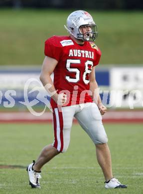 American Football European Championsship 2009. Oesterreich gegen Italien. Florian Hueter (AUT). Wolfsberg, am 18.8.2009.
Foto: Kuess
---
pressefotos, pressefotografie, kuess, qs, qspictures, sport, bild, bilder, bilddatenbank