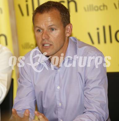 EBEL. Eishockey Bundesliga. Pressekonferenz VSV. Trainer Johan Stroemwall. Villach, am 19.8.2009.
Foto: Kuess
---
pressefotos, pressefotografie, kuess, qs, qspictures, sport, bild, bilder, bilddatenbank