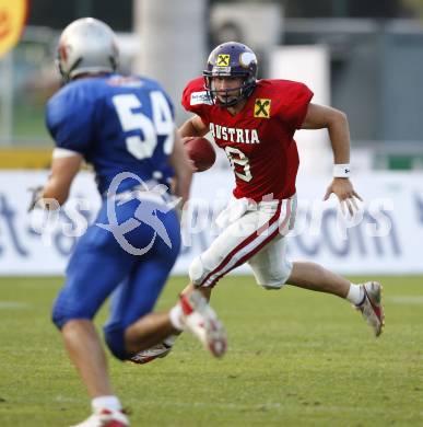 American Football European Championsship 2009. Oesterreich gegen Italien. Christoph Gross (AUT). Wolfsberg, am 18.8.2009.
Foto: Kuess
---
pressefotos, pressefotografie, kuess, qs, qspictures, sport, bild, bilder, bilddatenbank