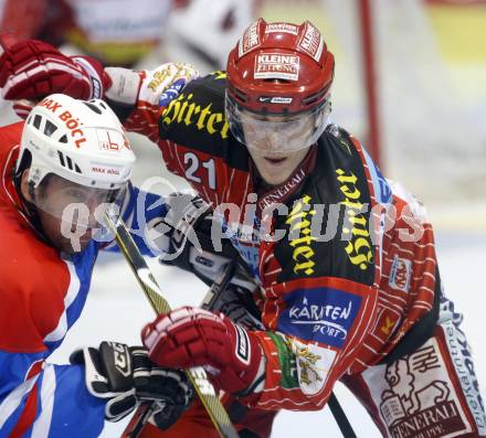 Eishockey Bundesliga. Testspiel KAC gegen Nuernberger Ice Tigers. Manuel Geier (KAC). Klagenfurt, am 20.8.2009.
Foto: Kuess
---
pressefotos, pressefotografie, kuess, qs, qspictures, sport, bild, bilder, bilddatenbank