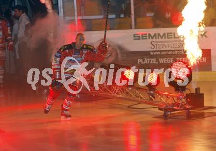 Eishockey Bundesliga. Testspiel KAC gegen Nuernberger Ice Tigers. Herbert Ratz (KAC). Klagenfurt, am 20.8.2009.
Foto: Kuess
---
pressefotos, pressefotografie, kuess, qs, qspictures, sport, bild, bilder, bilddatenbank