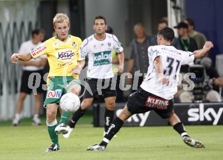 Fussball Austria Kaernten gegen SV Josko Ried. Peter Hackmair (Ried). Klagenfurt, am 21.8.2009.
Foto: Kuess
---
pressefotos, pressefotografie, kuess, qs, qspictures, sport, bild, bilder, bilddatenbank