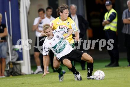 Fussball. Tipp3-Bundesliga. SK Austria Kelag Kaernten  gegen SV Josko Ried. Hinum Thomas (Austria Kaernten). Klagenfurt, 21.8.2009. 
Foto: Kuess

---
pressefotos, pressefotografie, kuess, qs, qspictures, sport, bild, bilder, bilddatenbank