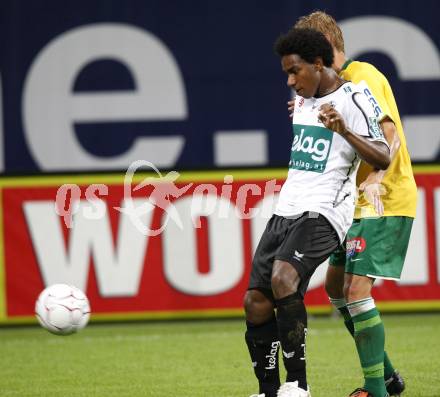 Fussball Austria Kaernten gegen SV Josko Ried. Sandro Ferreira Da Silva (Kaernten). Klagenfurt, am 21.8.2009.
Foto: Kuess
---
pressefotos, pressefotografie, kuess, qs, qspictures, sport, bild, bilder, bilddatenbank