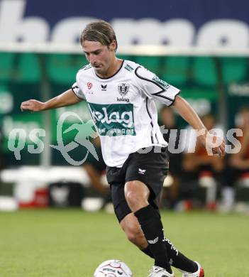 Fussball Austria Kaernten gegen SV Josko Ried. Marc Sand (Kaernten). Klagenfurt, am 21.8.2009.
Foto: Kuess
---
pressefotos, pressefotografie, kuess, qs, qspictures, sport, bild, bilder, bilddatenbank