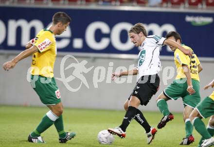 Fussball Austria Kaernten gegen SV Josko Ried. Marc Sand (Kaernten). Klagenfurt, am 21.8.2009.
Foto: Kuess
---
pressefotos, pressefotografie, kuess, qs, qspictures, sport, bild, bilder, bilddatenbank