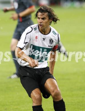 Fussball Austria Kaernten gegen SV Josko Ried. Jocelyn Blanchard (Kaernten). Klagenfurt, am 21.8.2009.
Foto: Kuess
---
pressefotos, pressefotografie, kuess, qs, qspictures, sport, bild, bilder, bilddatenbank