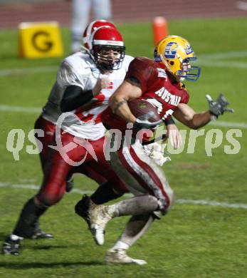 American Football. European Championship 2009. Oesterreich gegen Daenemark.  Mario Nerad (Oesterreich). Wolfsberg, 22.8.2009.
Foto: Kuess
---
pressefotos, pressefotografie, kuess, qs, qspictures, sport, bild, bilder, bilddatenbank