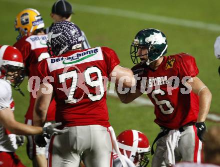 American Football. European Championship 2009. Oesterreich gegen Daenemark. Valentin Gruber, Andrej Kliman (Oesterreich). Wolfsberg, 22.8.2009.
Foto: Kuess
---
pressefotos, pressefotografie, kuess, qs, qspictures, sport, bild, bilder, bilddatenbank