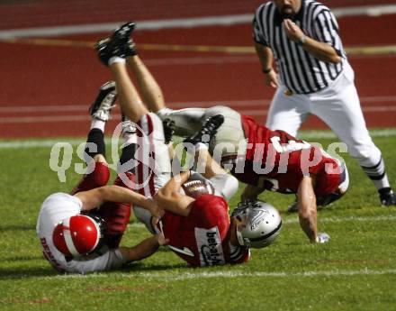 American Football. European Championship 2009. Oesterreich gegen Daenemark. Jakob Dieplinger, Wolfgang Irbinger (Oesterreich). Wolfsberg, 22.8.2009.
Foto: Kuess
---
pressefotos, pressefotografie, kuess, qs, qspictures, sport, bild, bilder, bilddatenbank