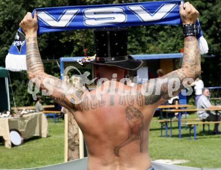 EBEL. Eishockey Bundesliga. Highland Games fuer Eishockey Fanclubs. VSV Fan. Fans.  Althofen, am 22.8.2009.
Foto: Kuess
---
pressefotos, pressefotografie, kuess, qs, qspictures, sport, bild, bilder, bilddatenbank