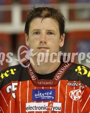 EBEL. Eishockey Bundesliga. KAC. Mannschaftsfototermin. Furey Kirk. Klagenfurt, am 24.8.2009.
Foto: Kuess 

---
pressefotos, pressefotografie, kuess, qs, qspictures, sport, bild, bilder, bilddatenbank