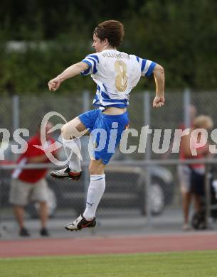 Fussball Kaerntner Liga. VSV gegen SV Feldkirchen. Torjubel Luka Banic (VSV). Villach, am 28.8.2009.
Foto: Kuess
---
pressefotos, pressefotografie, kuess, qs, qspictures, sport, bild, bilder, bilddatenbank