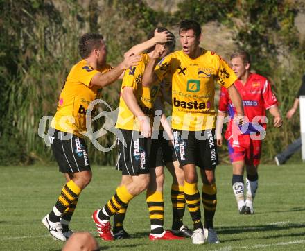 Fussball Regionalliga. SAK gegen Allerheiligen. Torjubel  (Allerheiligen). Klagenfurt, am 1.9.2009.
Foto: Kuess
---
pressefotos, pressefotografie, kuess, qs, qspictures, sport, bild, bilder, bilddatenbank