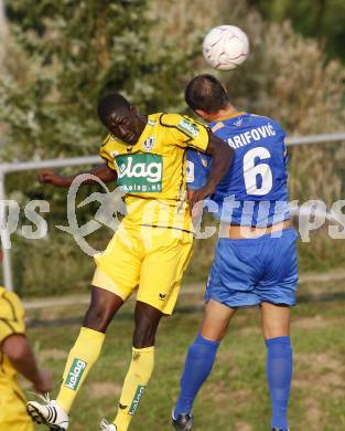 Fussball. Tipp3-Bundesliga. Testspiel. Austria Kaernten gegen Nova Gorica. Modou Jagne (Austria Kaernten). Ludmannsdorf, 3.9.2009. 
Foto: Kuess

---
pressefotos, pressefotografie, kuess, qs, qspictures, sport, bild, bilder, bilddatenbank