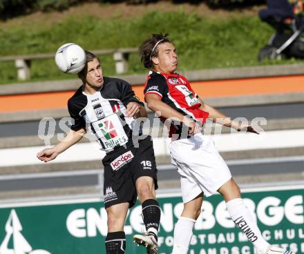 Fussball. Regionalliga.  WAC/St. Andrae gegen FC St. Veit.  Stueckler Stefan (WAC), Graefischer David (St. Veit). Wolfsberg, 6.9.2009.
Foto: Kuess

---
pressefotos, pressefotografie, kuess, qs, qspictures, sport, bild, bilder, bilddatenbank