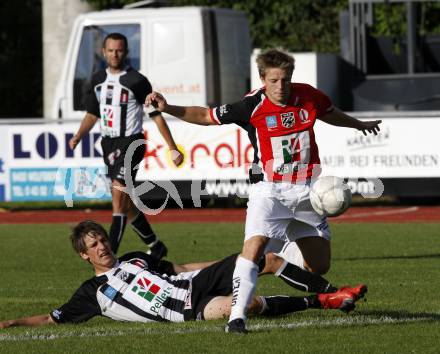 Fussball. Regionalliga.  WAC/St. Andrae gegen FC St. Veit.  Pfennich Patrick (WAC), Hoelbling Patrick (St. Veit). Wolfsberg, 6.9.2009.
Foto: Kuess

---
pressefotos, pressefotografie, kuess, qs, qspictures, sport, bild, bilder, bilddatenbank