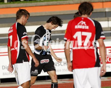 Fussball. Regionalliga.  WAC/St. Andrae gegen FC St. Veit. Torjubel Christian Falk (WAC), (St. Veit). Wolfsberg, 6.9.2009.
Foto: Kuess

---
pressefotos, pressefotografie, kuess, qs, qspictures, sport, bild, bilder, bilddatenbank